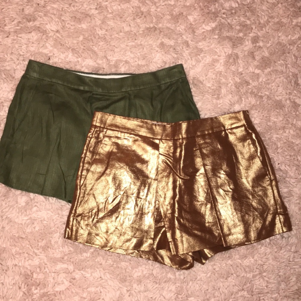 2 pair of J crew shorts/skirts